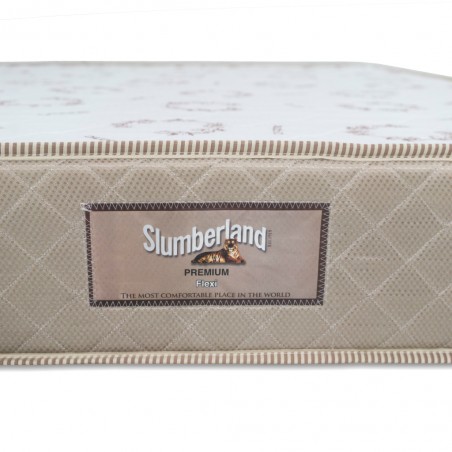 Slumberland Flexi Double 137x190 cm Microquiled White & Brown
