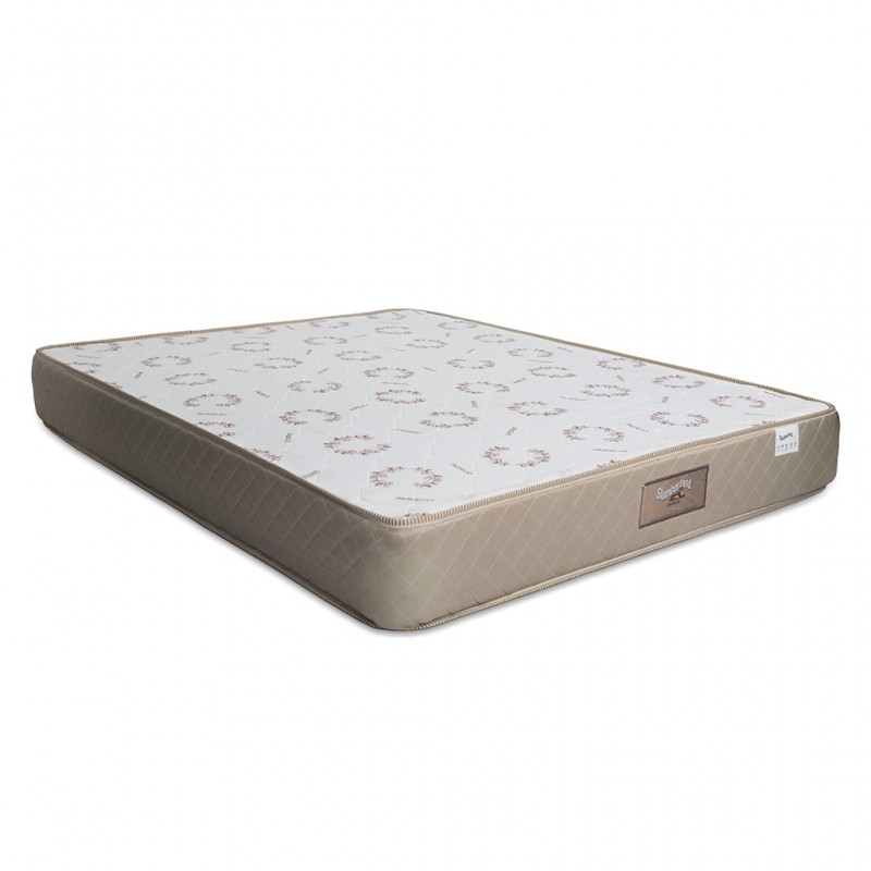 Slumberland Flexi King 180x200 cm Microquiled White & Brown