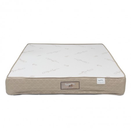 Slumberland Premium Latex King Size 180x200 cm Microquiled White & Brown