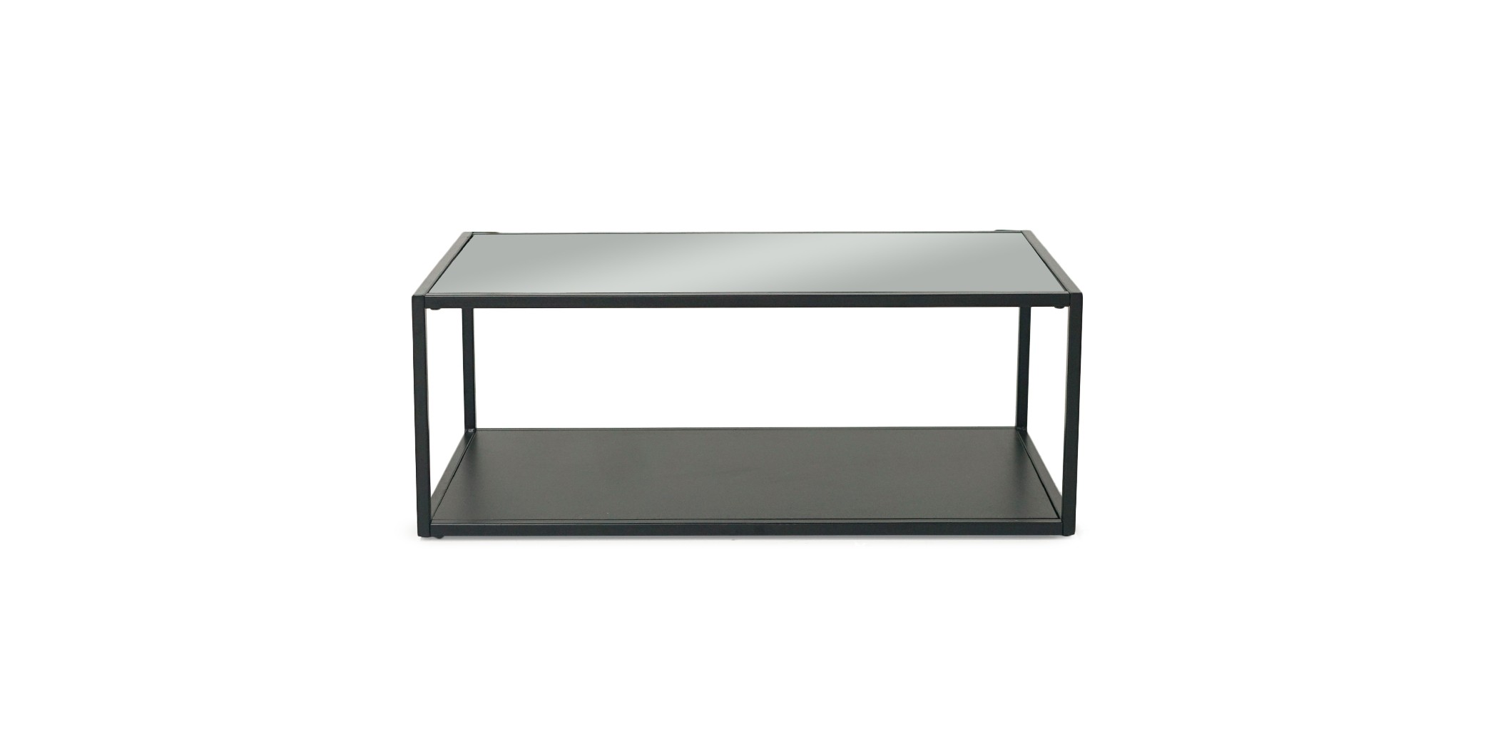 Balado Coffee Table Metal & Smoked Glass