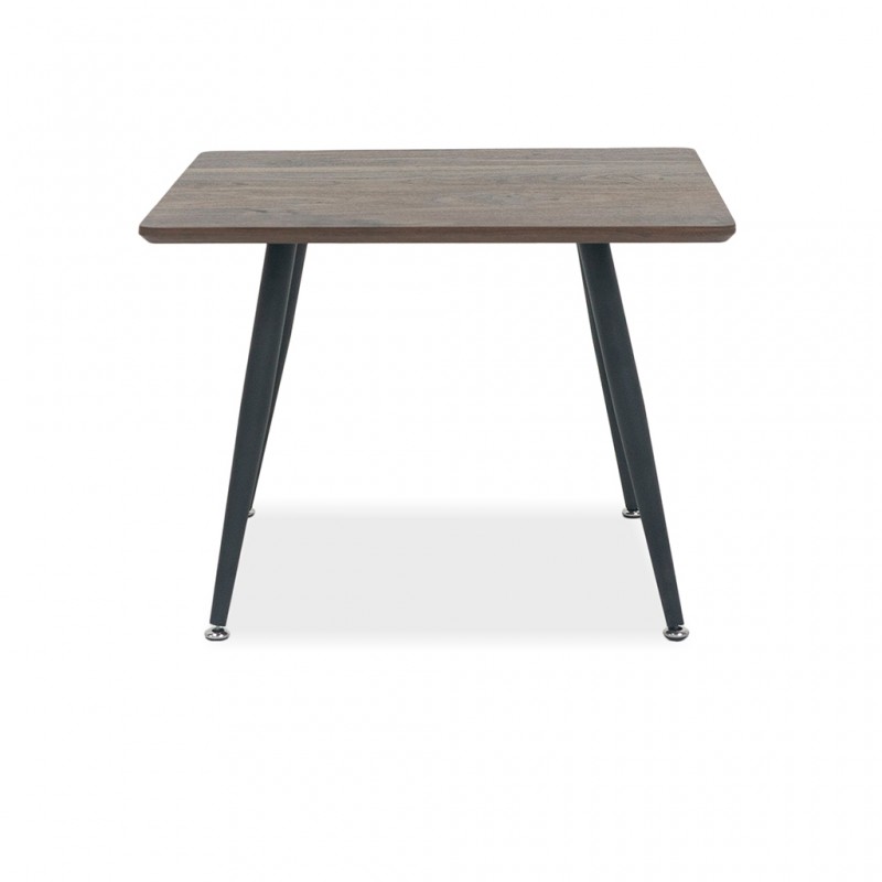 Lewis Square Coffee Table Metal & MDF Walnut Lewis Square Coffee Table Metal & MDF Walnut