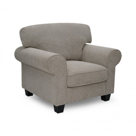 Vixon Accent Chair Beige Color Fabric