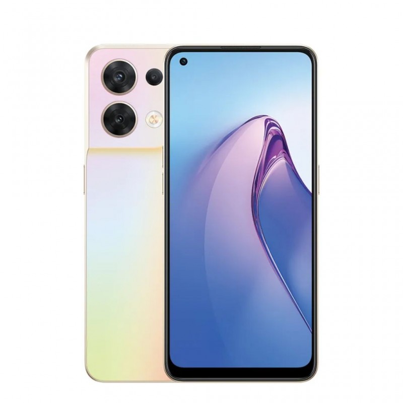 OPPO Cellular Phone Reno 8 5G Shimmer Gold - (256GB 8GB) OPPO Cellular Phone Reno 8 5G Shimmer Gold - (256GB 8GB)