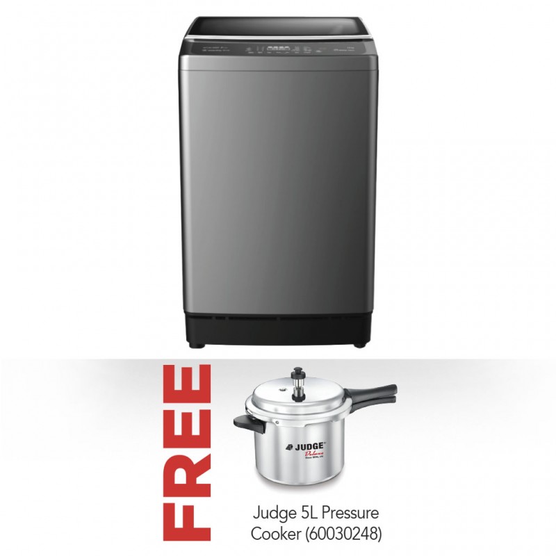 Hisense WTJA1302T Washing Machine & Free Judge 5L Pressure Cooker