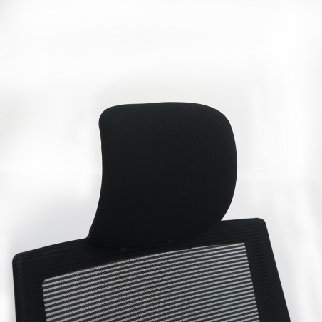Stellar Ballota High Backrest With Head Rest Black