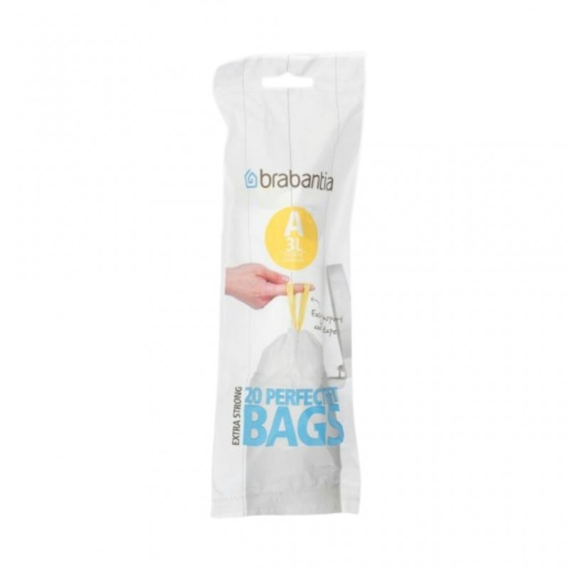 Brabantia 311727 Code A 3Lx20 Bags WH Bags PerfectFit "O" Brabantia 311727 Code A 3Lx20 Bags WH Bags PerfectFit "O"