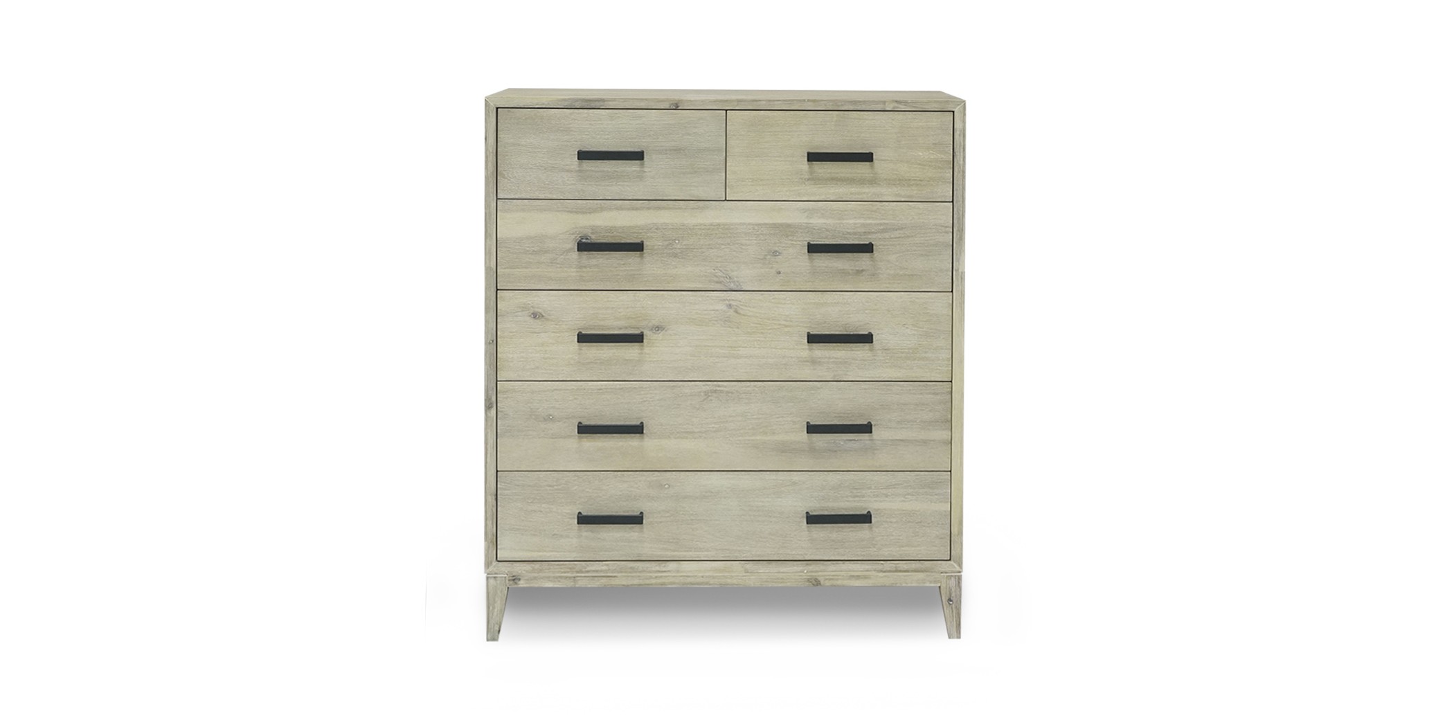 Brisbane Chest of 6 Drawers Brushed Acacia