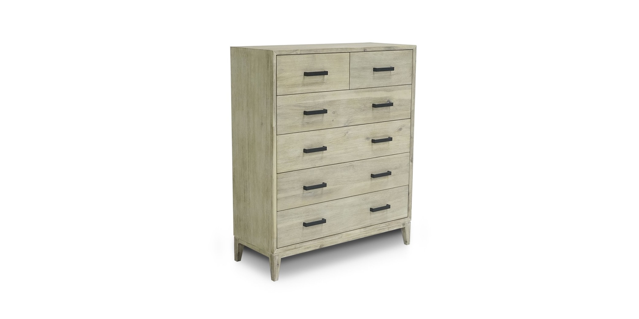 Brisbane Chest of 6 Drawers Brushed Acacia