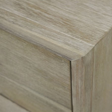 Brisbane Dressing Table With Mirror Brushed Acacia