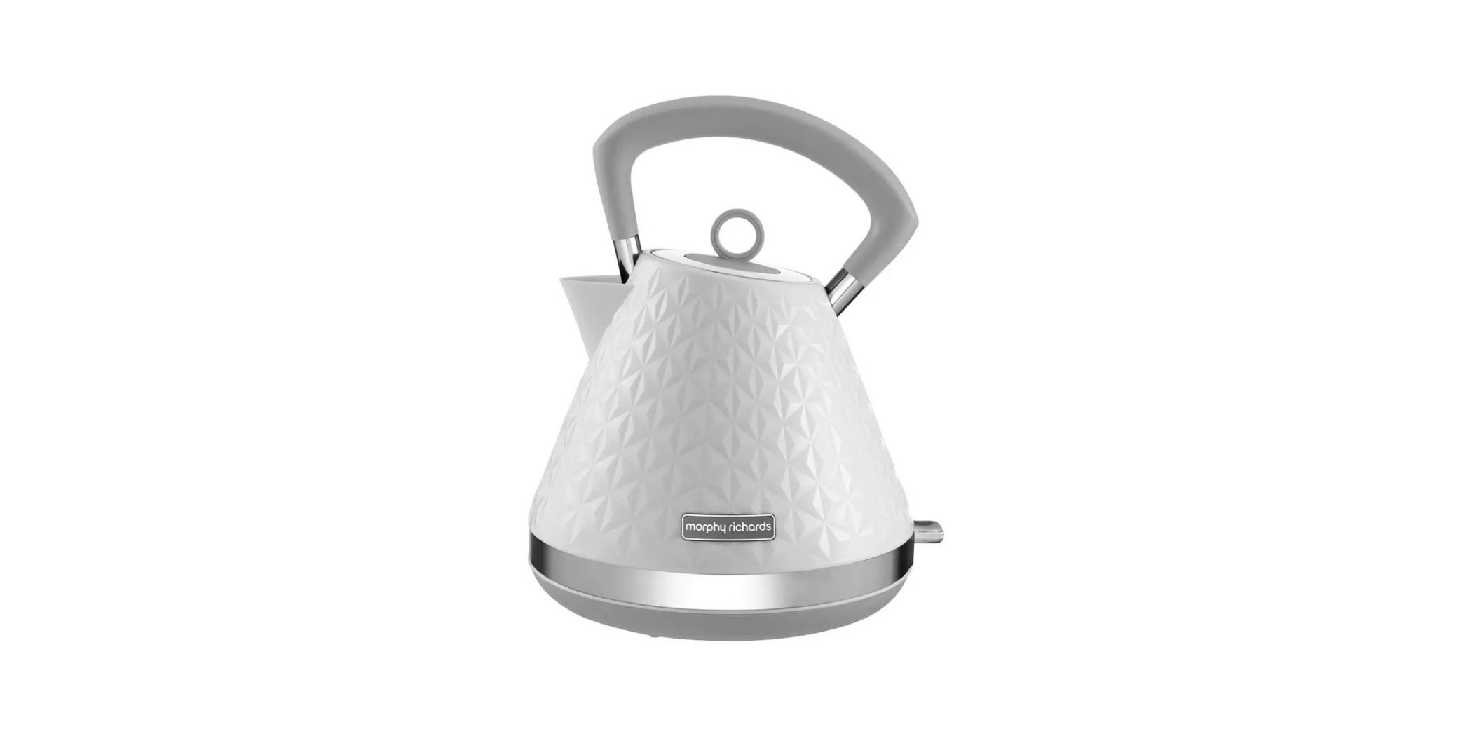 Morphy Richards 108134 1.5L White Vector Pyramid Kettle