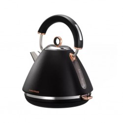 Morphy Richards 102104 1.5L Accents Rose Gold Black Pyramid Kettle