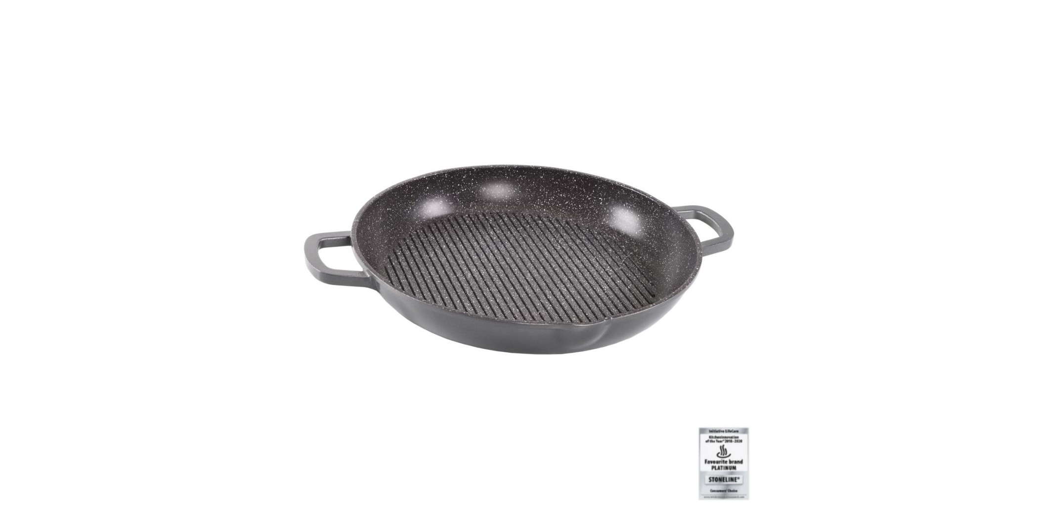 Stoneline WX 8108 28cm Sizzling Griddle + Lid "O"