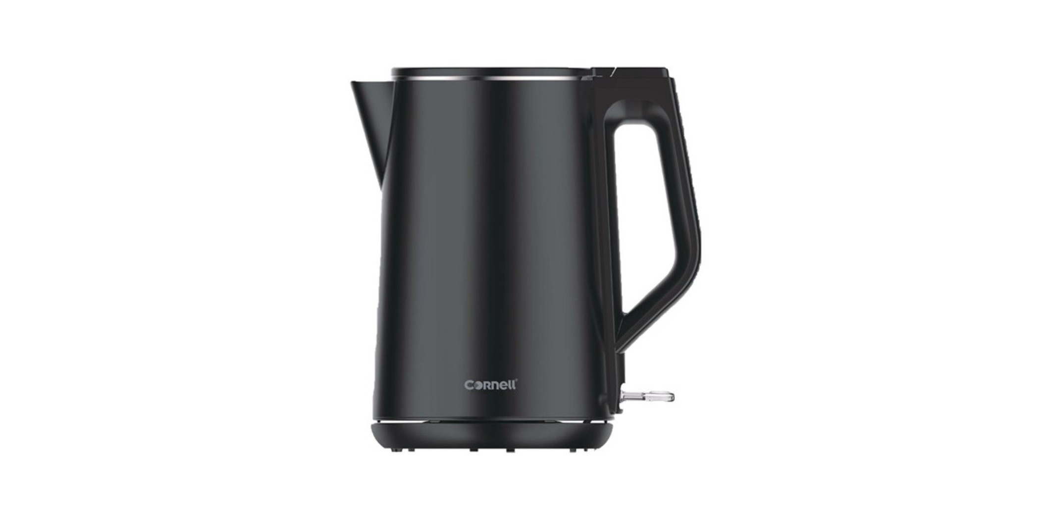 Cornell CJK-E150SSB 1.5L Cordless Black Kettle Double Wall