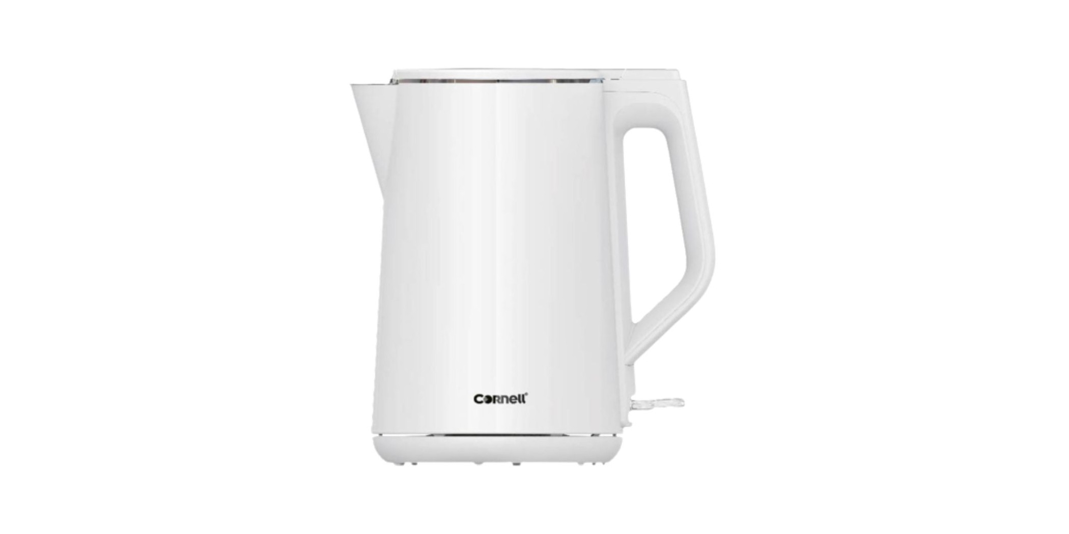 Cornell CJK-E150SSW White Cordless 1.5L Kettle Double Wall
