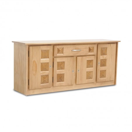 Sky Sideboard Pine Finish Oak 4 Doors + 1 Drawer