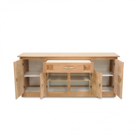 Sky Sideboard Pine Finish Oak 4 Doors + 1 Drawer