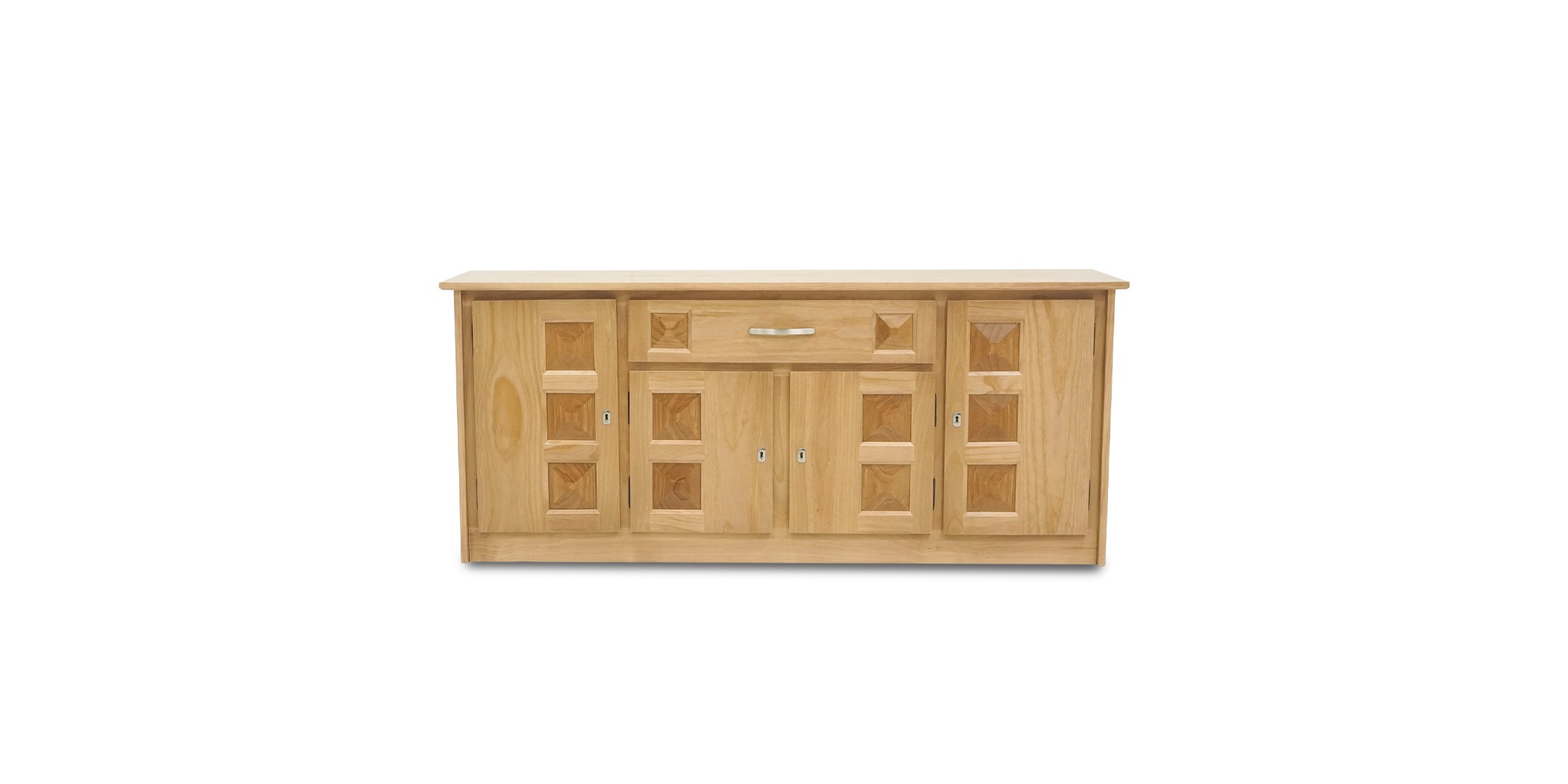 Sky Sideboard Pine Finish Oak 4 Doors + 1 Drawer