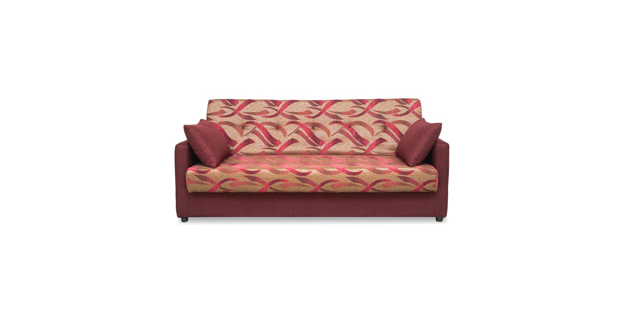 Amy Sofa Bed Purple Col Polyester Fabric