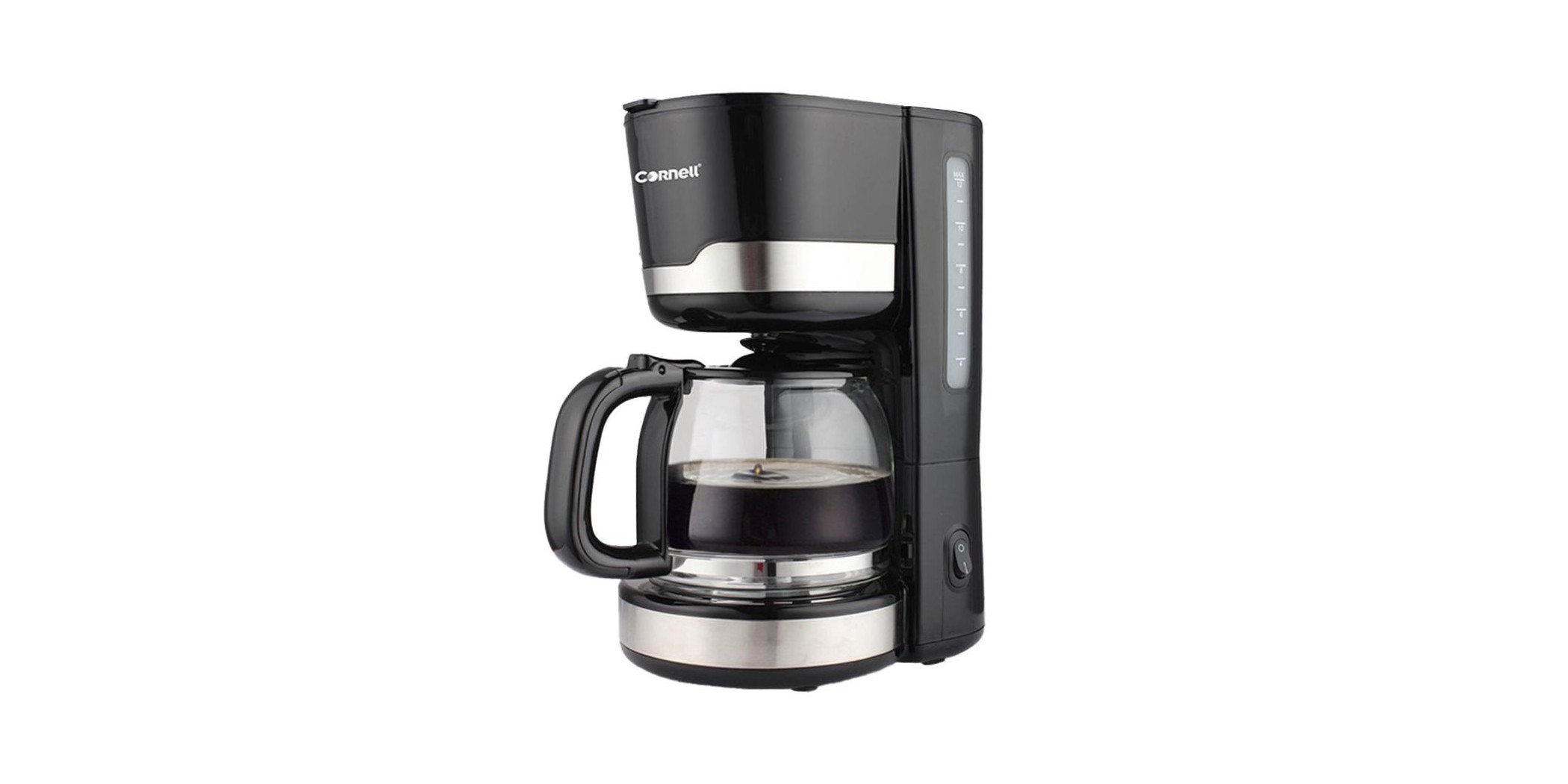 Cornell CCM-E121BK 1.5L Black Coffee Maker