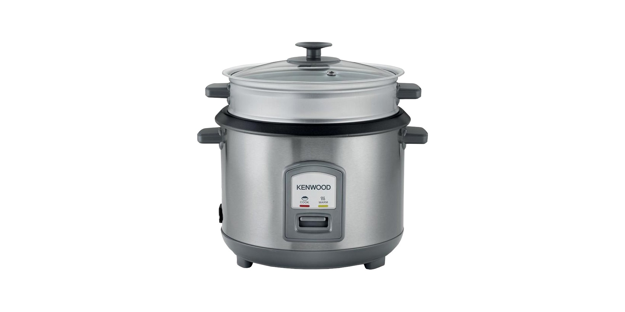 Kenwood RCM45.000SS 1.8L Blk Metal Rice Cooker With Steamer