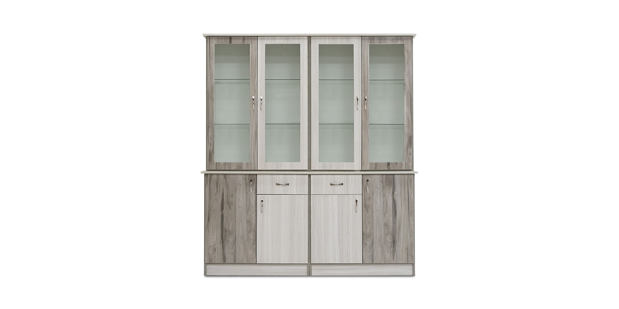 Genoa Buffet MDF Grey & Off White