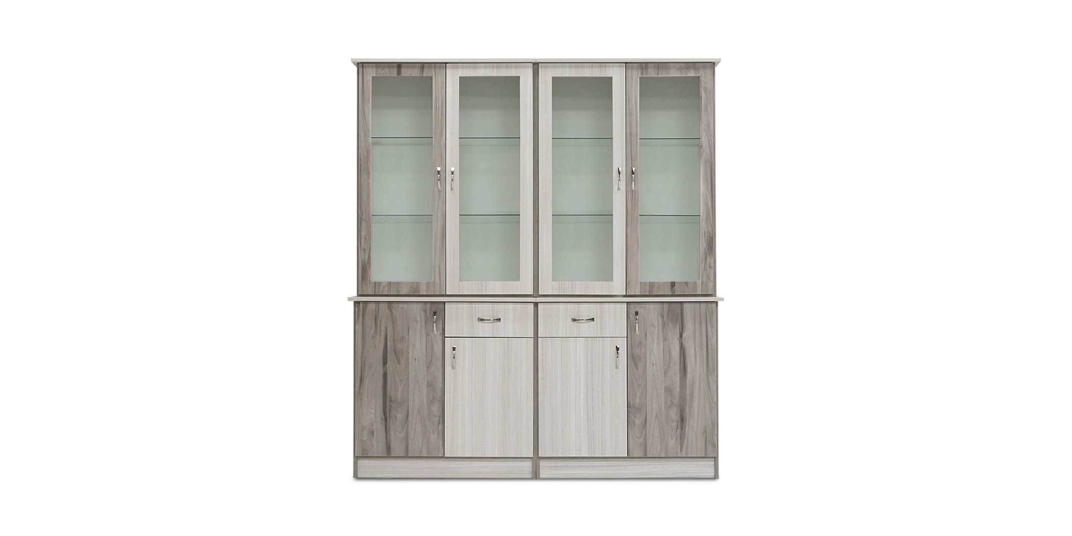 Genoa Buffet MDF Grey & Off White