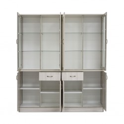 Genoa Buffet MDF Grey & Off White