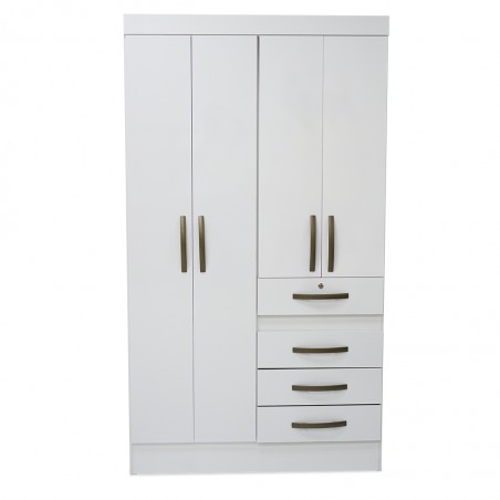 Sobral Wardrobe 4 Doors White