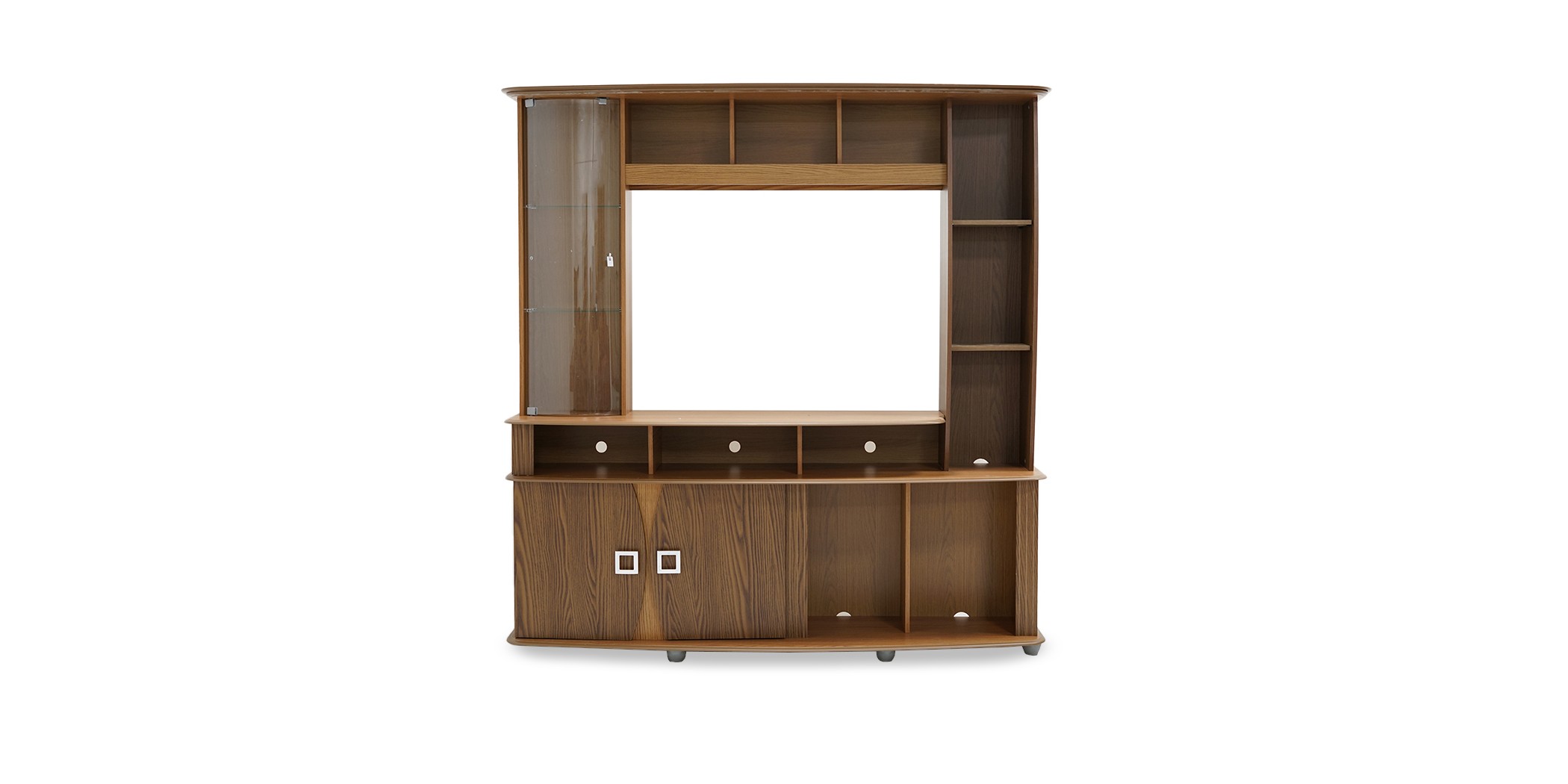 Roma High TV Cabinet Oak Noble/Marroquim