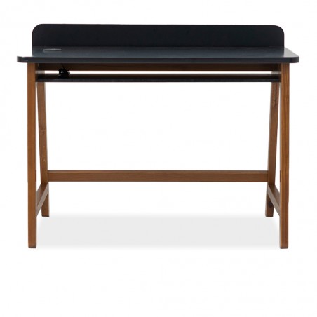 Volt Desk 1100 Solid Wood/MDF Black/Garapa