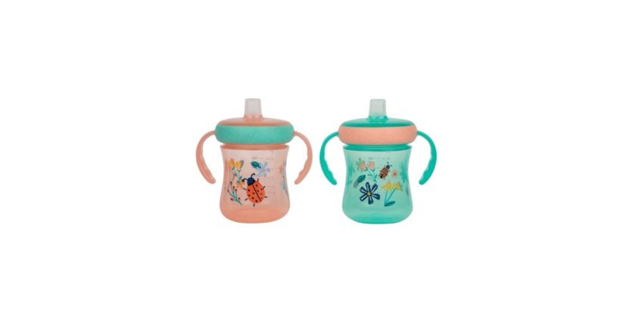 First Years Tfy Drop Guard 7Oz Soft Spout Trainer Cup 2Pk -Y6917