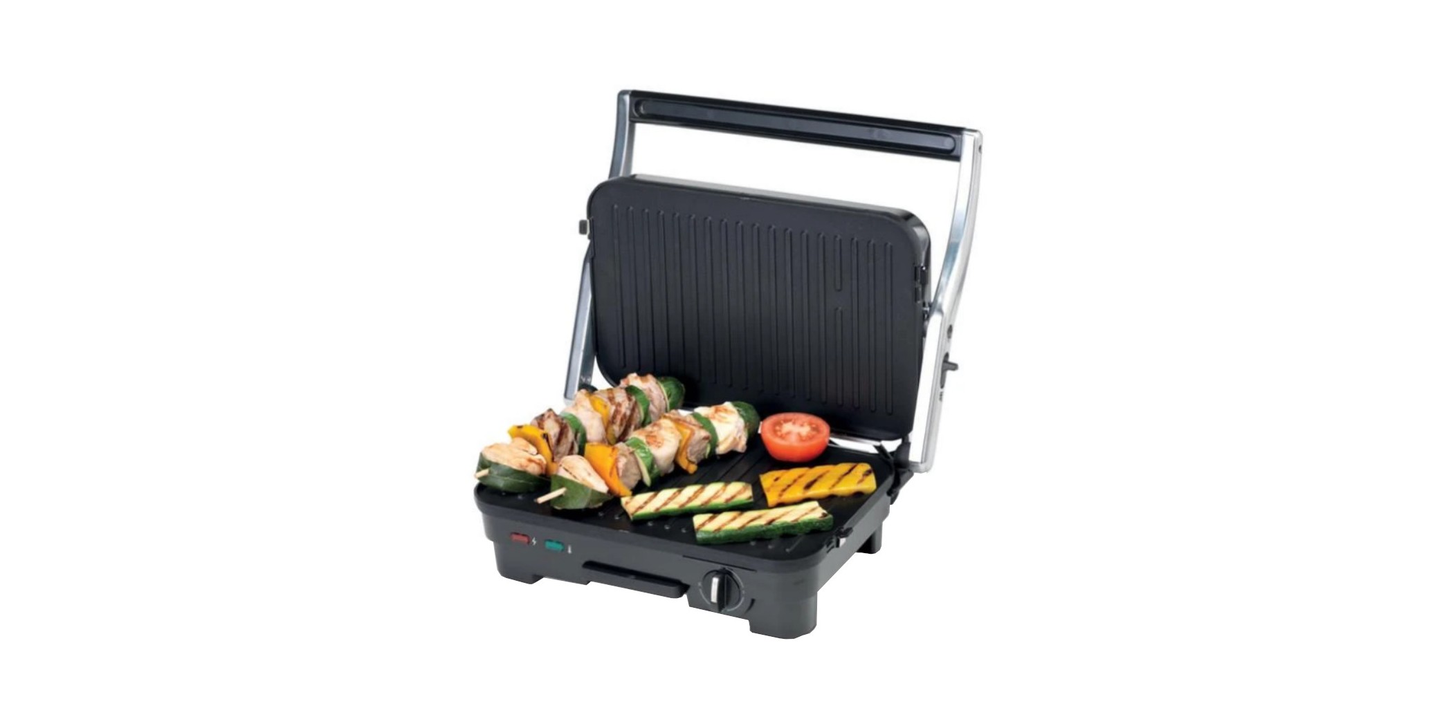 Kenwood HGM50.000SI BK Metal Contact Grill With Removable Plates