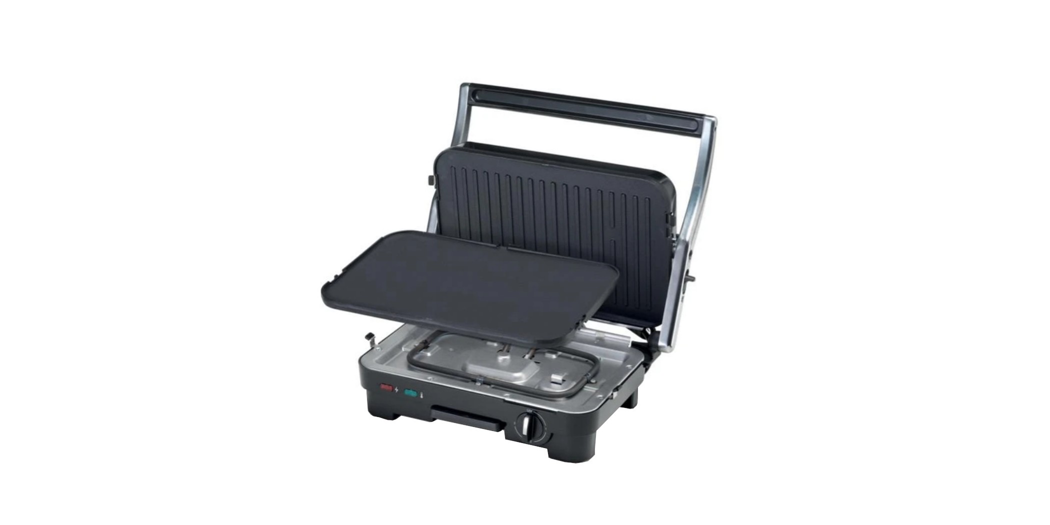 Kenwood HGM50.000SI BK Metal Contact Grill With Removable Plates