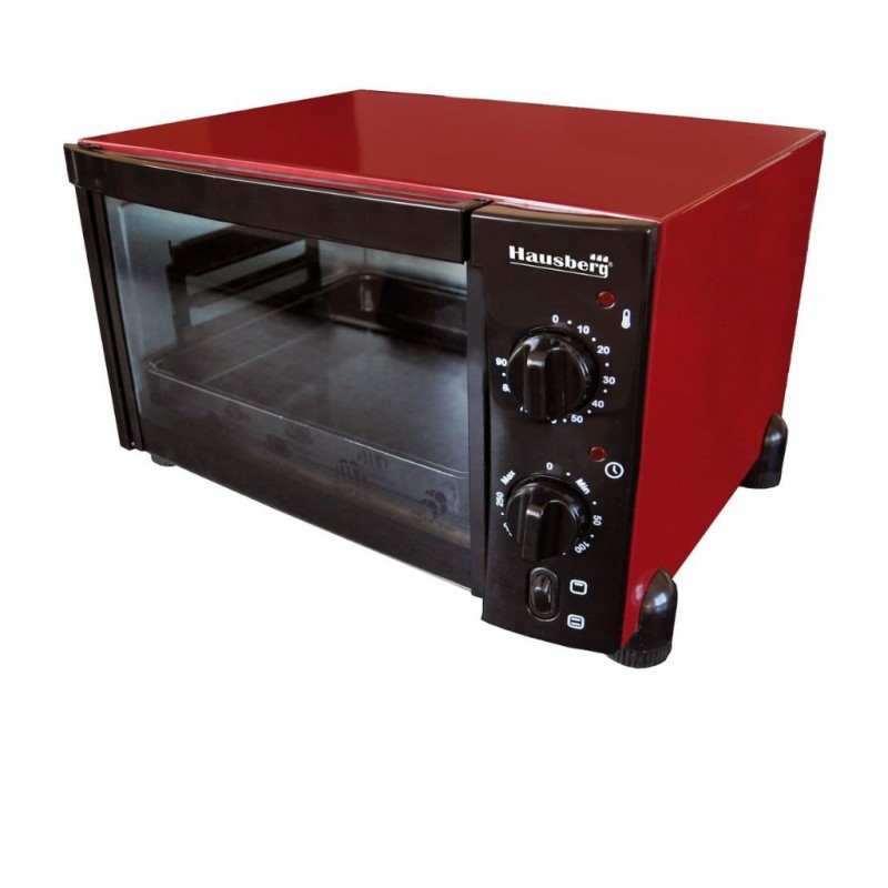 Hausberg HB-9065RS 22L Red Electric Oven "O" Hausberg HB-9065RS 22L Red Electric Oven "O"