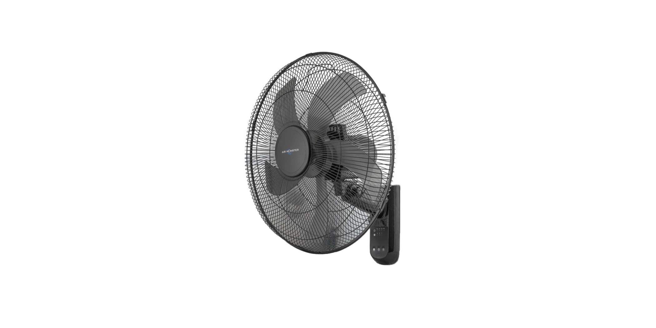 Air Monster 15833R MG 18" Black Wall Fan