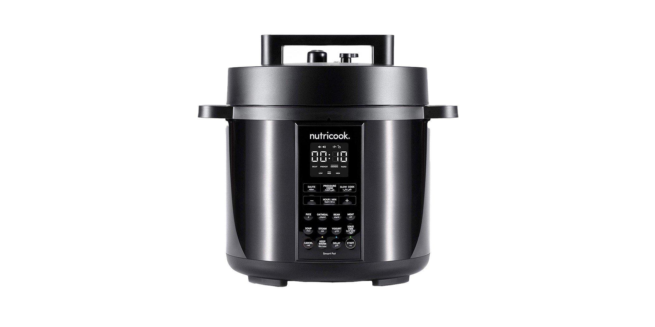 Nutricook NC-SP208K 8L 2YW Black SS Smart Pot 2 "O"