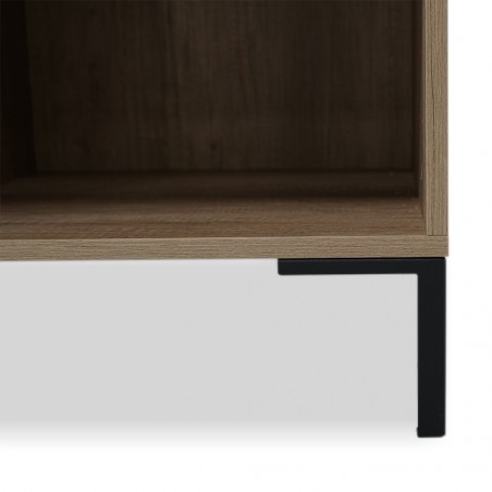Ostend Square Coffee Table With Drawer & Metal Legs Tori