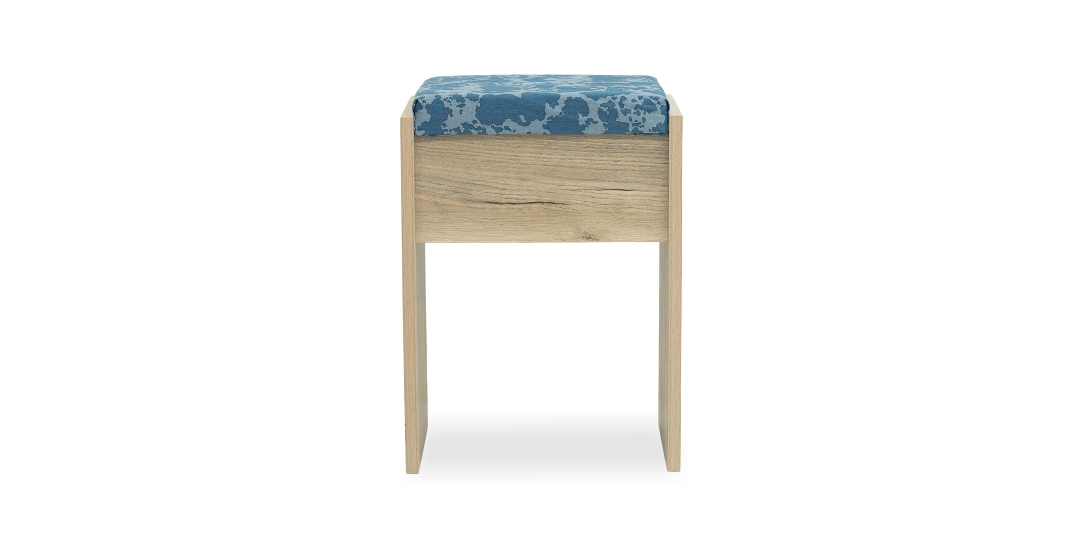 Colton Pouf MDF Grey Oak