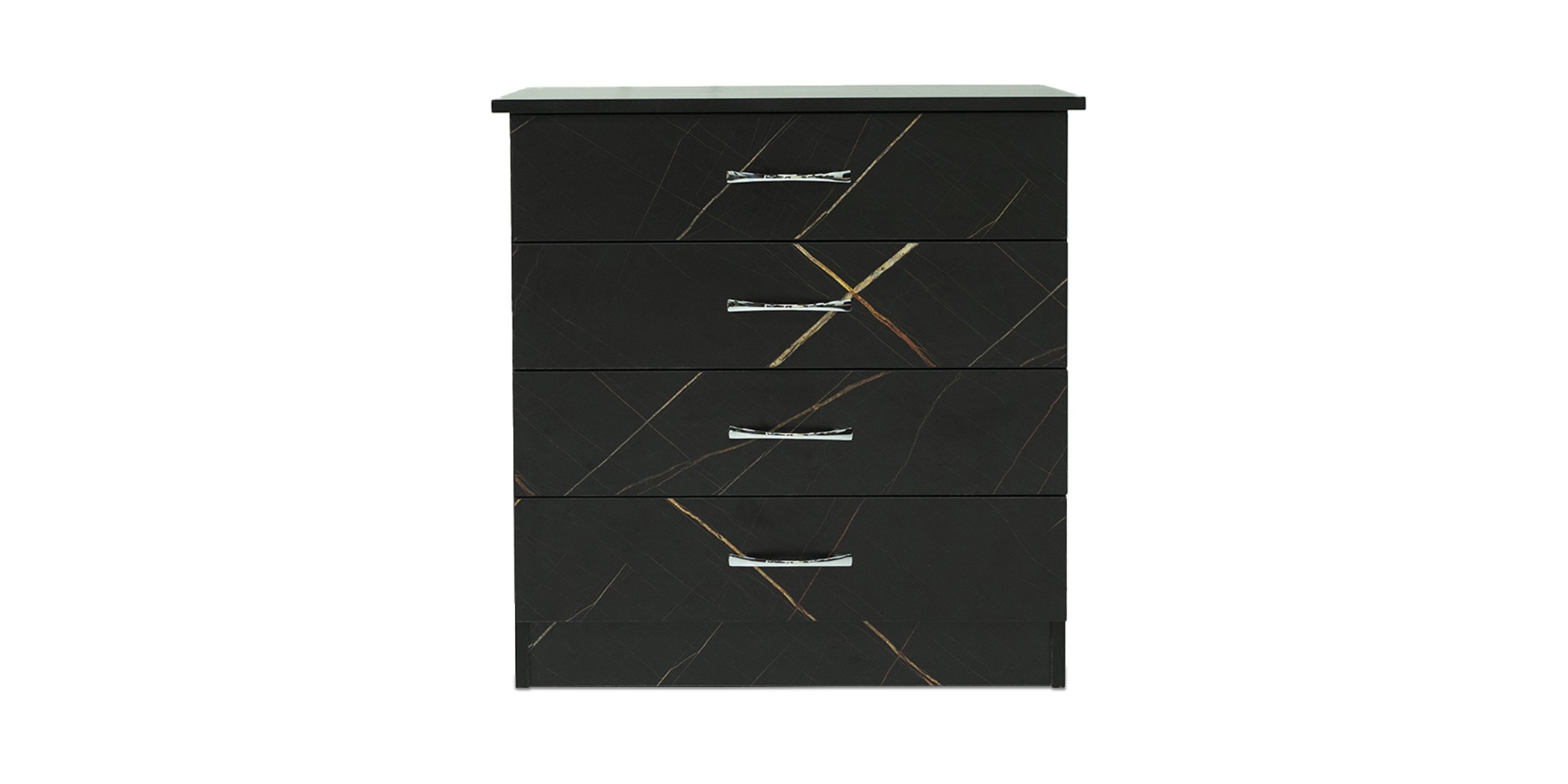 Florence Chest Of Drawer With 4 Drawers Black Flake