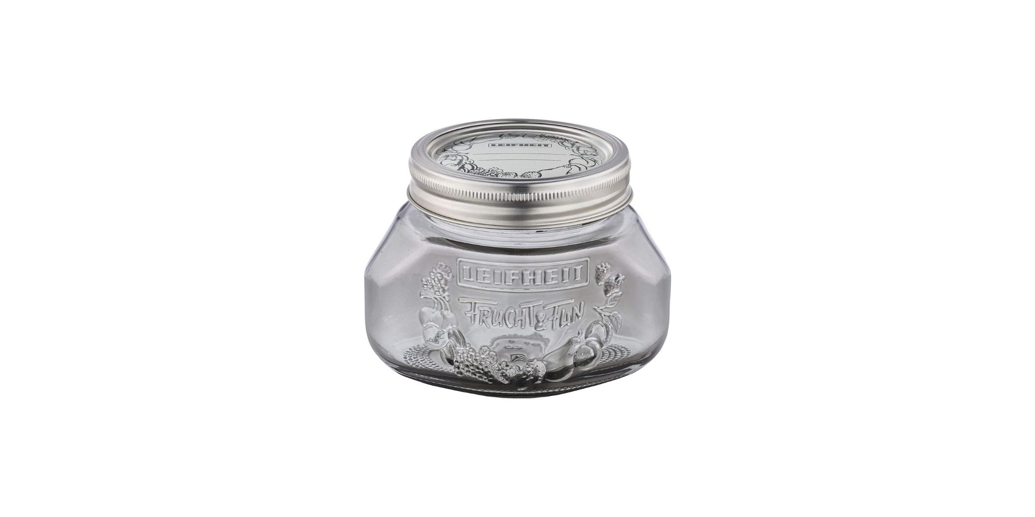 Leifheit LE028AJS Preserve 0.5L Smoky Grey Jar "O"