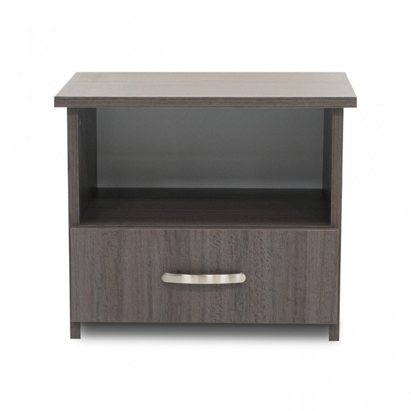 Swan Night Table With 1 Drawer Pirple Oak Swan Night Table With 1 Drawer Pirple Oak