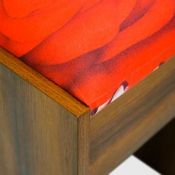 Filton Dressing Table & Pouf Brown