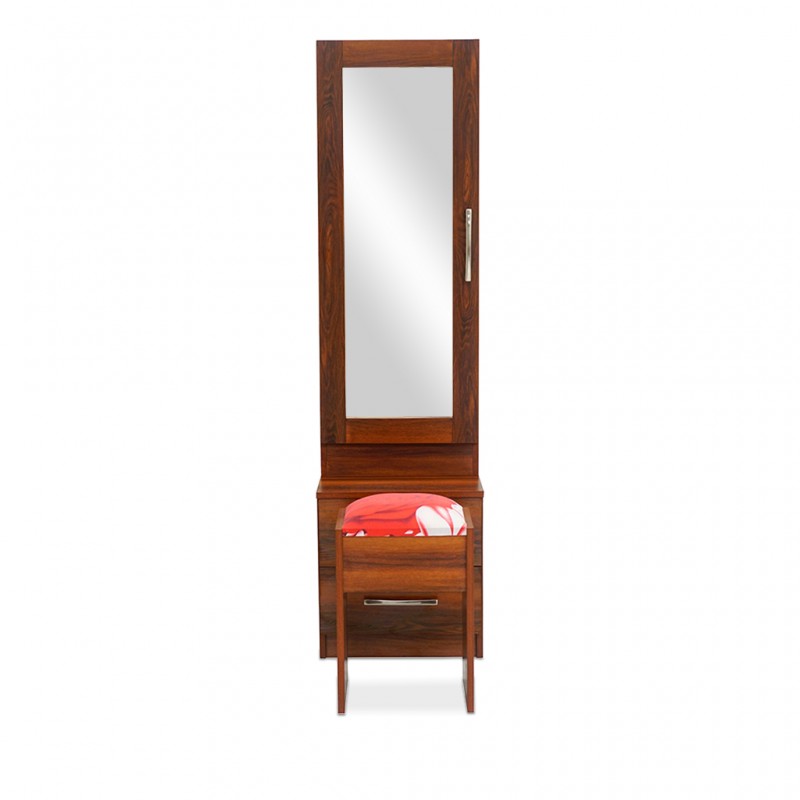 Filton Dressing Table & Pouf Brown