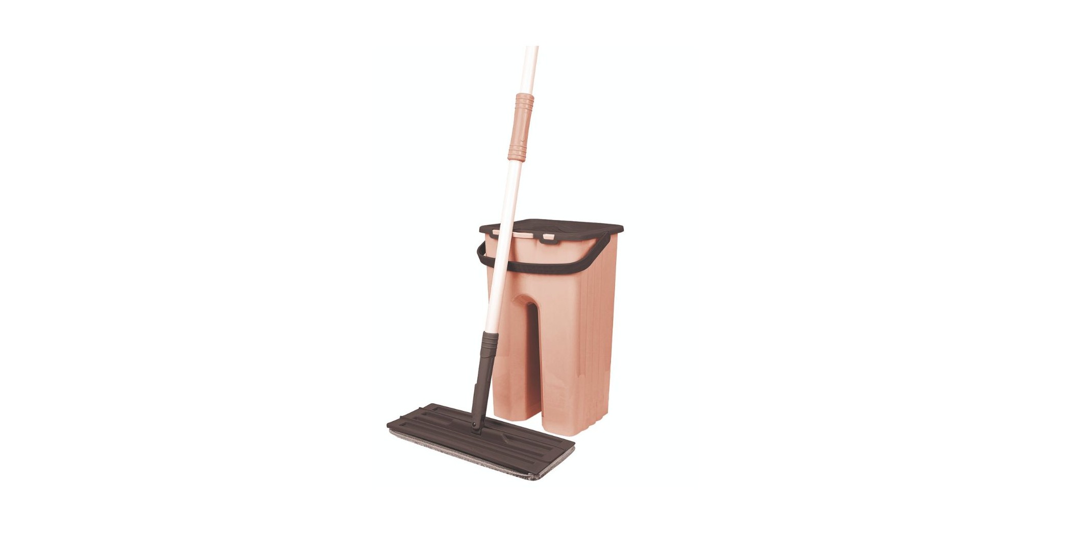 Hausberg ERT-MN 500BEJ Ertone Flat Mop With Bucket "O"