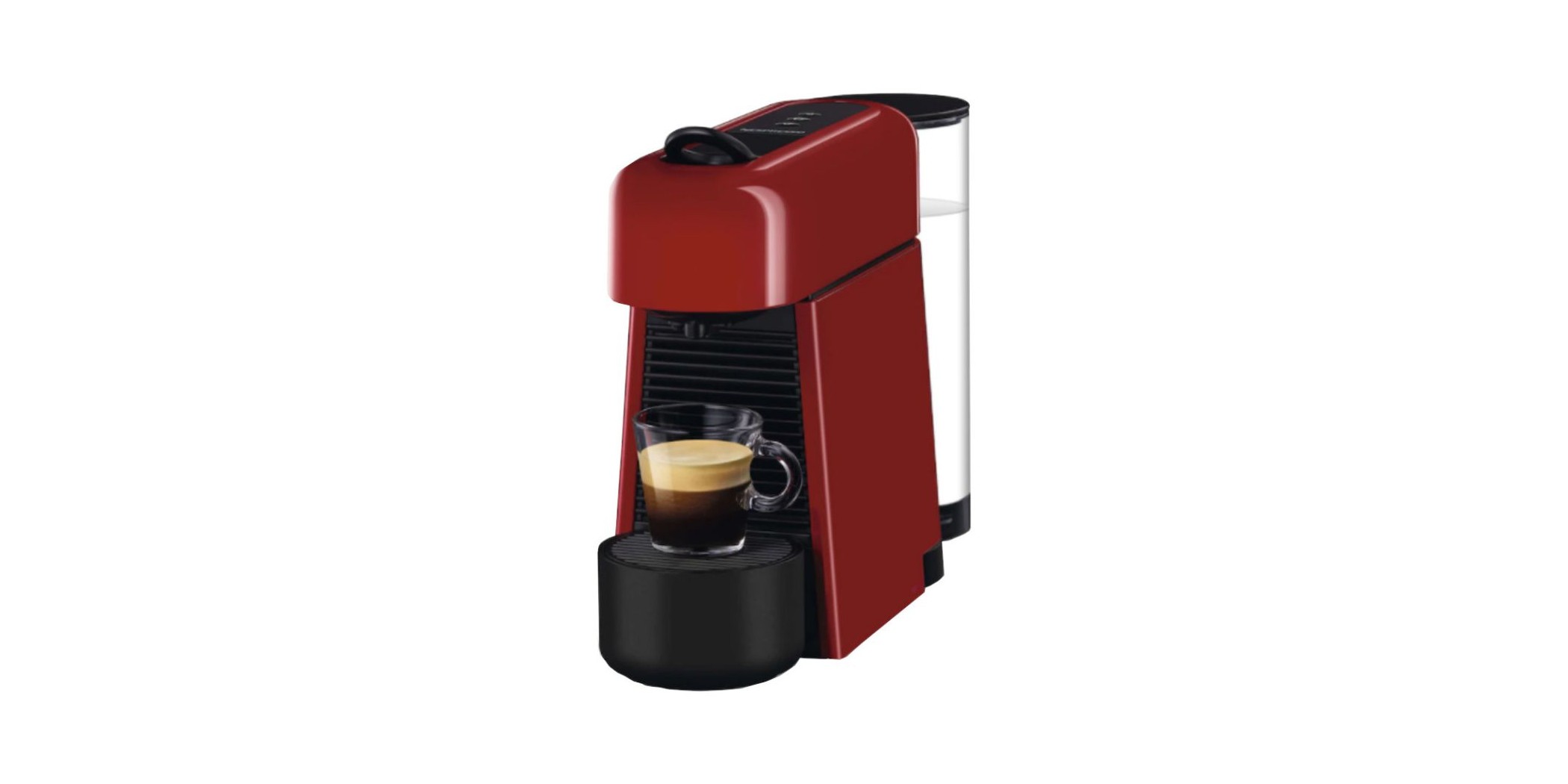 Nespresso Essenza Plus D45 Red Coffee Machine Non Milk 2YW - 10091793 "O"