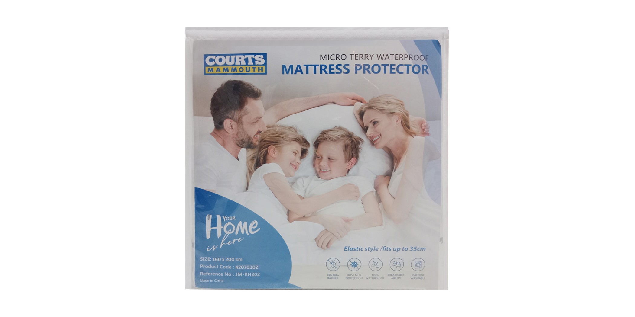 Mattress Protector 160 x 200 cm Ref JM-RH202