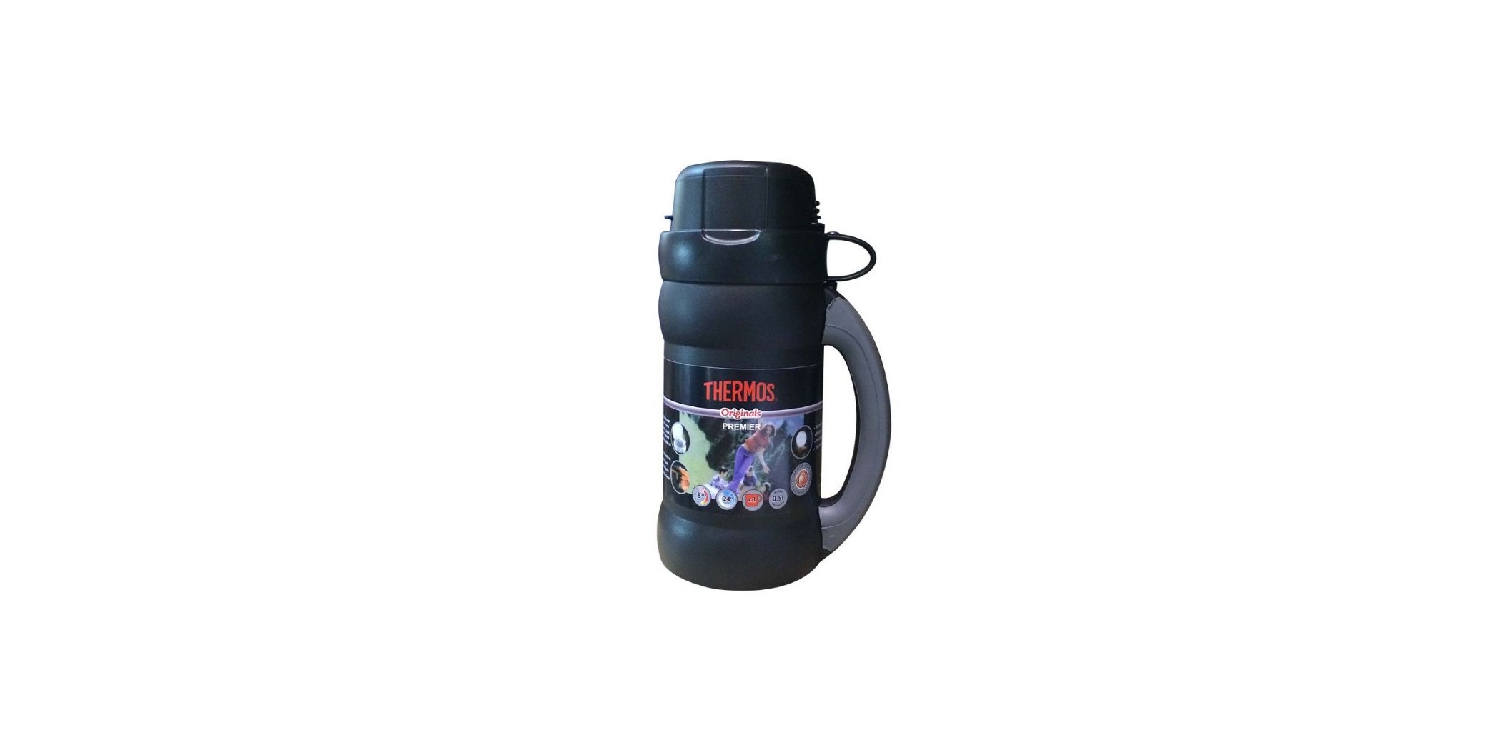 Thermos Premium 34-50 0.5L Black Vacuum Flask - 10008095 "O"