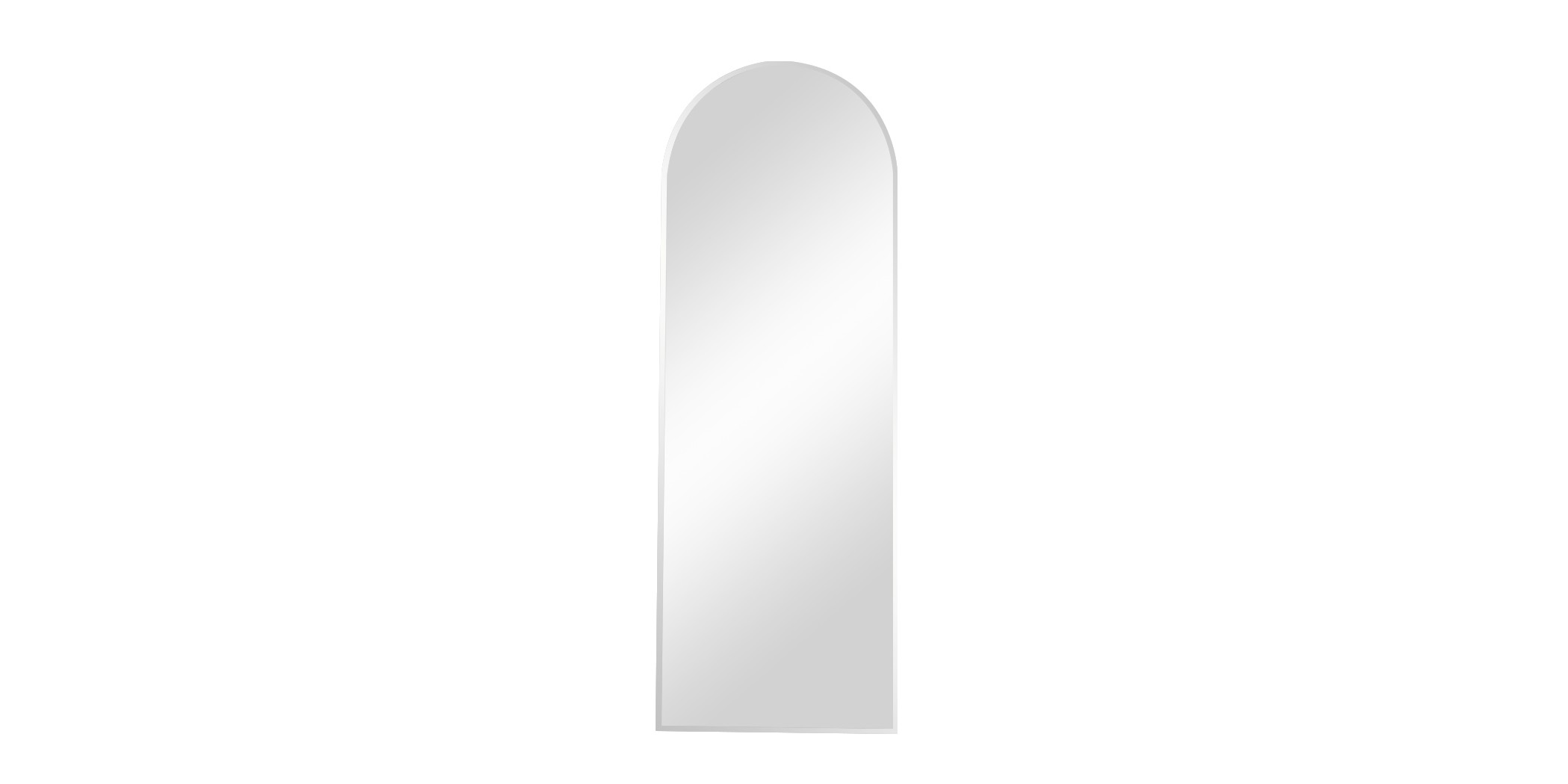 Arched Frameless Full Length Fitting Wall Mirror 60x170 cm