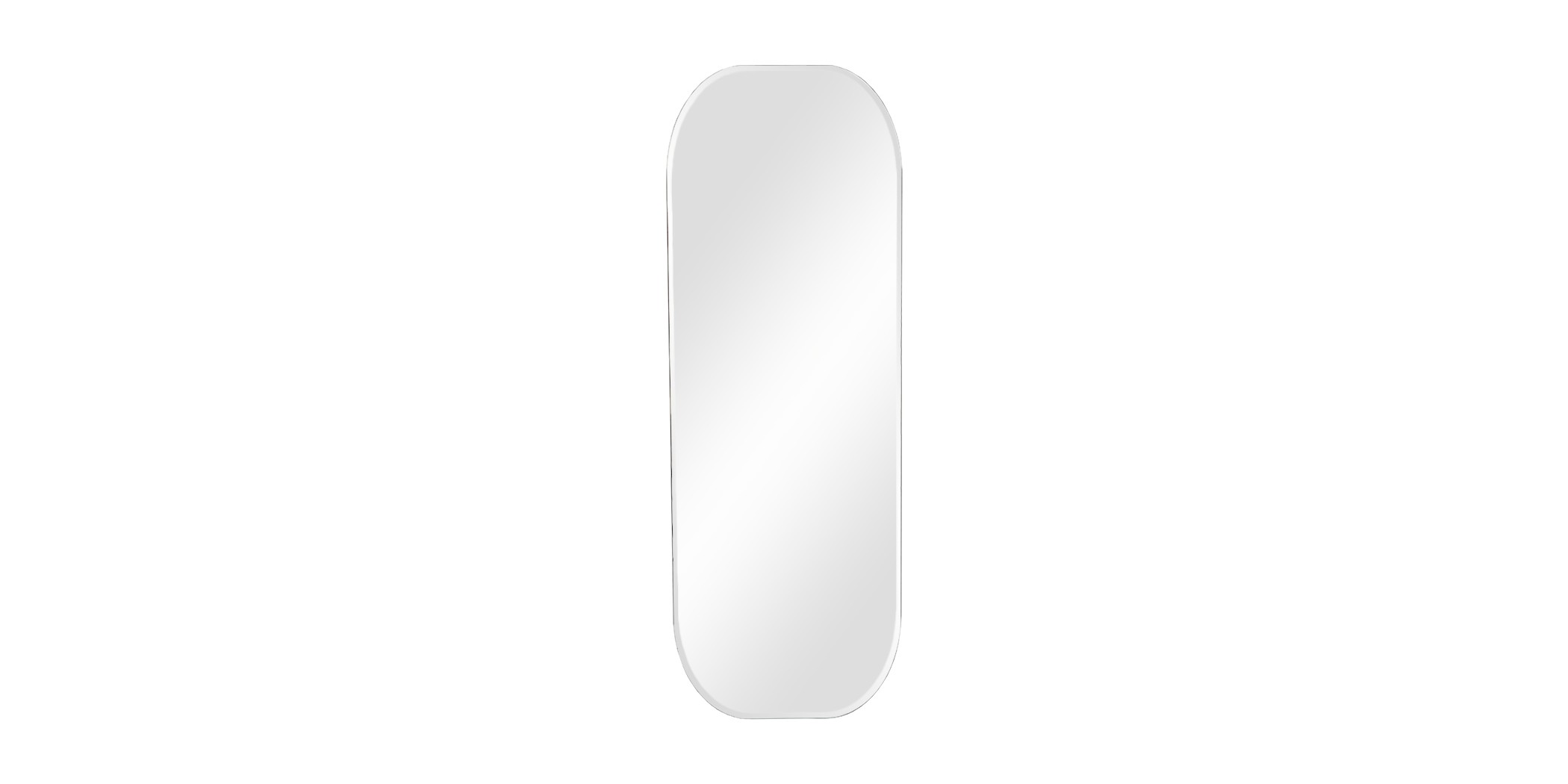 Frameless Full Length Fitting Wall Mirror 60x170cm