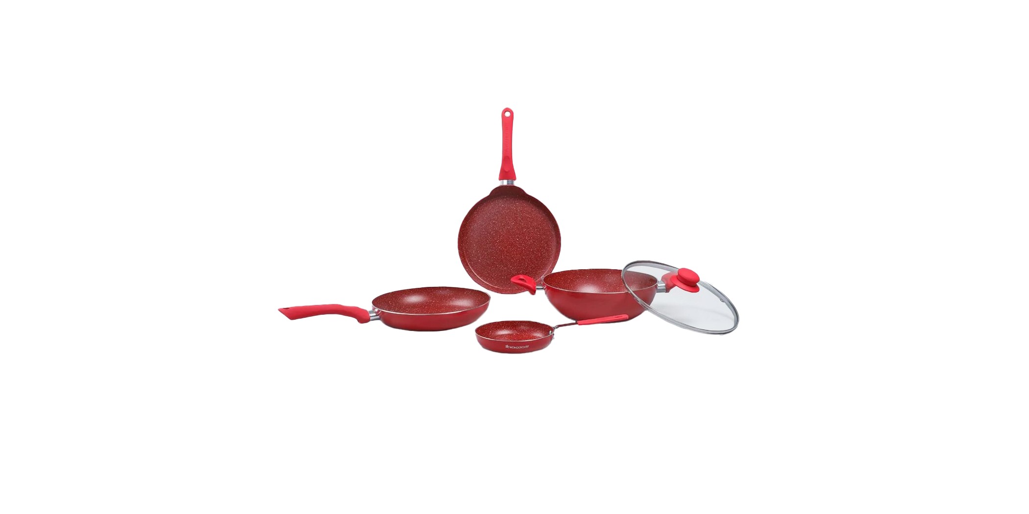 Wonderchef WON044 Royal Velvet Red Set of 4 2YW - 63152059